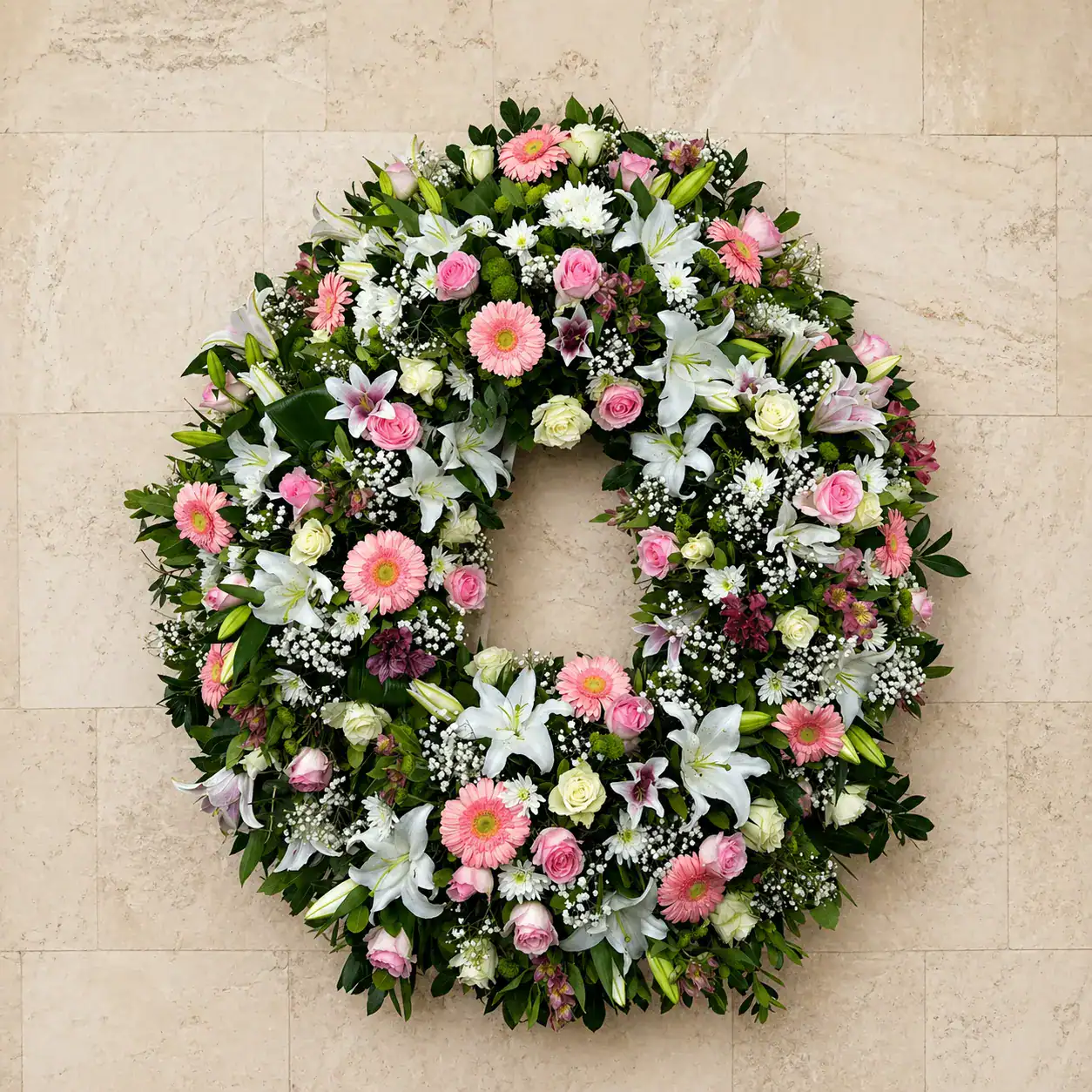 Corona de flores Maqueda