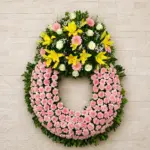 Corona de flores San Pablo de los Montes